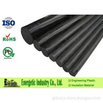 Engineering Nylon 6 GF30 Rod , Custom Black for High Load B